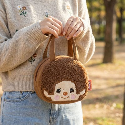 Monchhichi 迷你圓形手挽袋