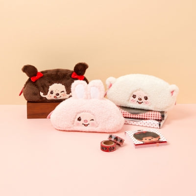 Monchhichi 圓形筆袋