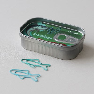 罐頭魚圖案紙夾套裝