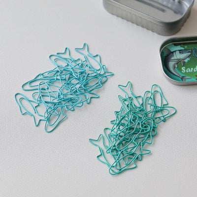 罐頭魚圖案紙夾套裝