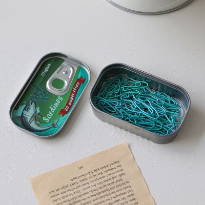 罐頭魚圖案紙夾套裝