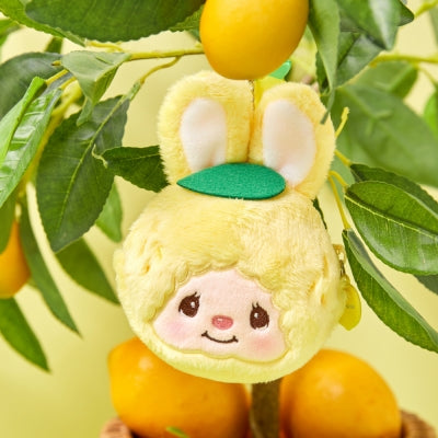 Monchhichi 檸檬 Chimutan 臉型小袋鎖匙扣