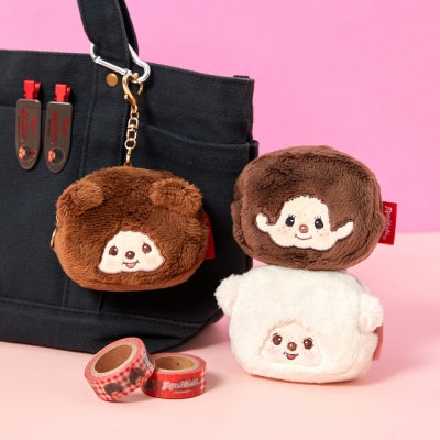 Monchhichi 迷你方形小袋鎖匙扣（5 款）