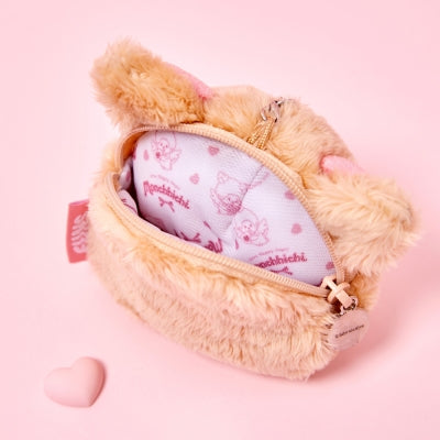 Love Happy Angel Monchhichi 臉部小袋鎖匙扣（女孩）