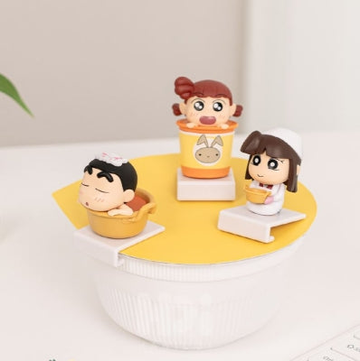 蠟筆小新 拉麵夾公仔