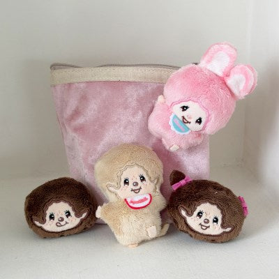 Monchhichi 毛絨徽章扭蛋