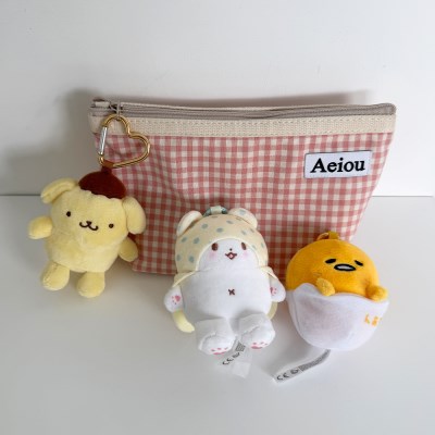 Sanrio 心心扣環毛絨吊飾