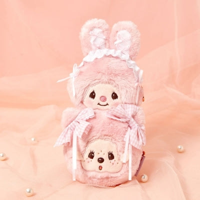 Monchhichi 臉型小袋鎖匙扣 - Tutu Collection - Monchhichi Girl
