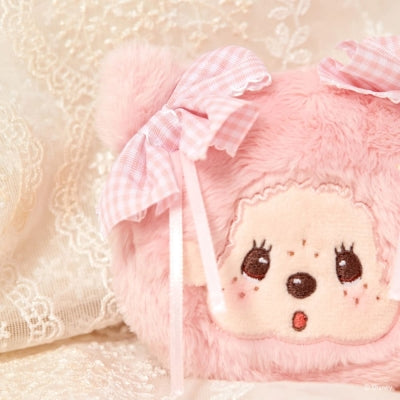 Monchhichi 臉型小袋鎖匙扣 - Tutu Collection - Monchhichi Girl