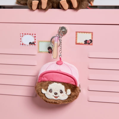 Monchhichi 臉部造型棒球小袋吊飾