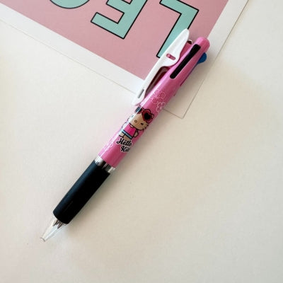 Mitsubishi Uni Sanrio Jetstream 三色原子筆 0.5mm（Tanning Kitty）