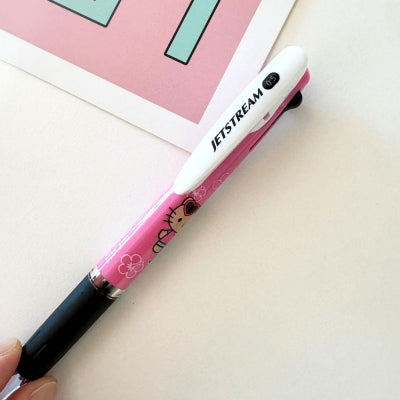 Mitsubishi Uni Sanrio Jetstream 三色原子筆 0.5mm（Tanning Kitty）