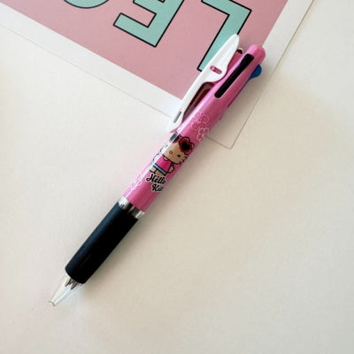 Mitsubishi Uni Sanrio Jetstream 三色原子筆 0.5mm（Tanning Kitty）