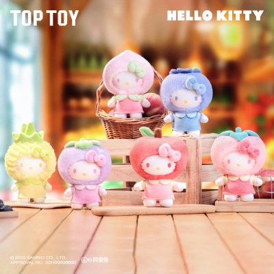 Hello Kitty 水果樂園毛絨匙扣隨機盒