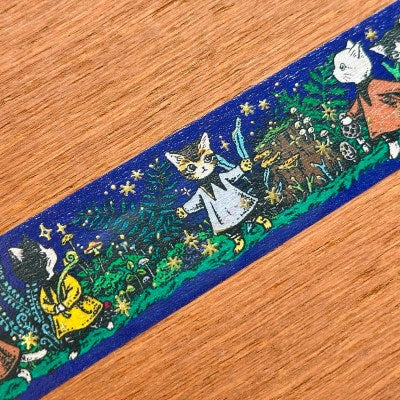 Saturday Mood 孢子森林金箔紙膠帶