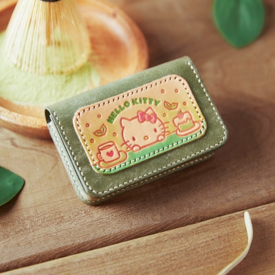 Hello Kitty 抹茶皮革卡片套