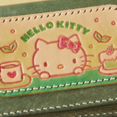 Hello Kitty 抹茶皮革卡片套