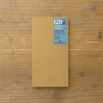 TRAVELER'S NOTEBOOK 牛皮文件夾