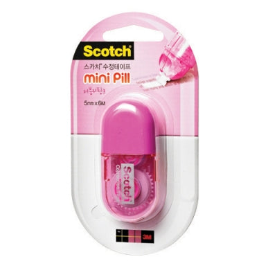 Scotch 迷你改錯帶（粉紅）