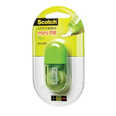 Scotch 迷你修正帶 蘋果綠