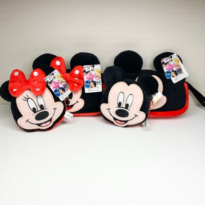 Disney Mickey Mouse 與 Minnie Mouse 收納袋