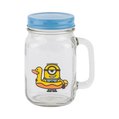 Minions 飲用玻璃杯 450ml（管裝）