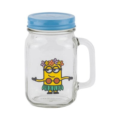 Minions 450ml 玻璃杯（Aloha）