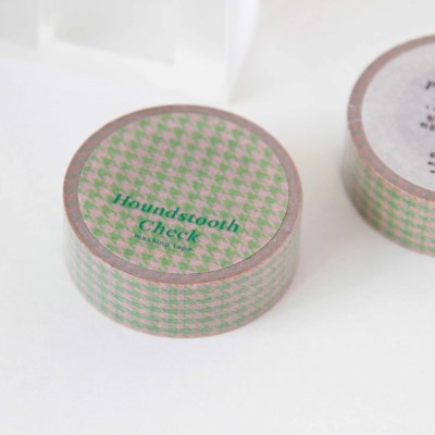 Houndstooth Check 千鳥格和紙膠帶