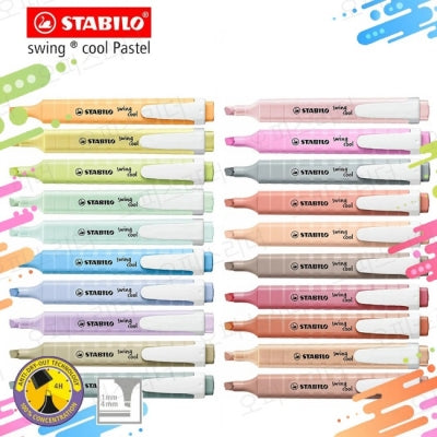 Stabilo Swing Cool 粉彩螢光筆