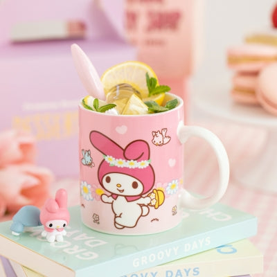 Sanrio 花朵陶瓷杯