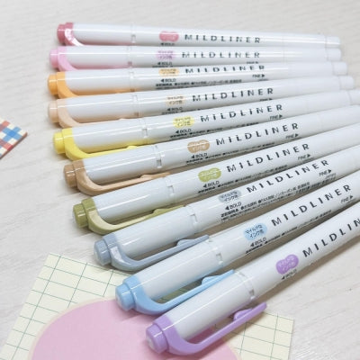Zebra Mildliner 5色套裝