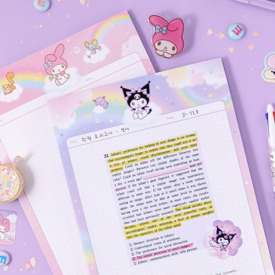 Sanrio 彩虹 B5 方格筆記本