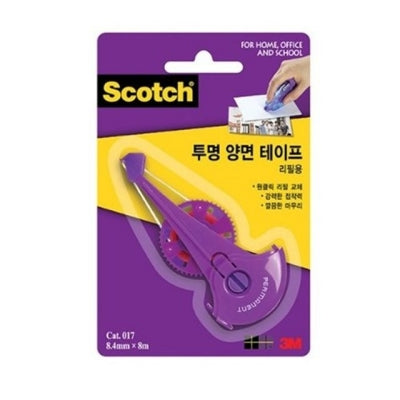 Scotch 透明雙面膠帶 017R