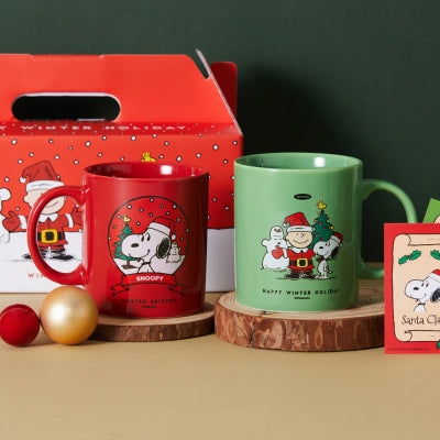 Snoopy 冬日限定馬克杯套裝 2件