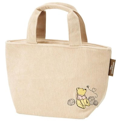 Pooh 燈芯絨保溫保冷午餐袋