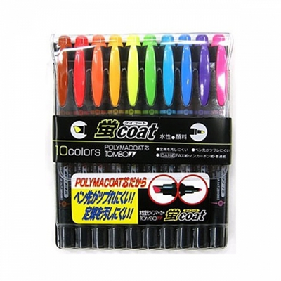 Tombow CoArt 螢光筆 10 色套裝