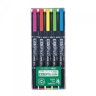 Zebra Optix Care 螢光筆 5 色套裝