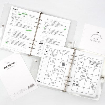 A5 6孔 PVC Collect 無日期手帳