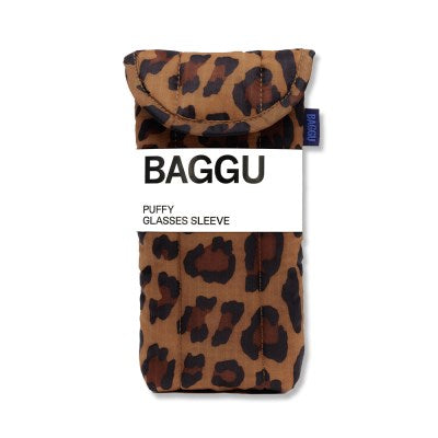 BAGGU 軟墊眼鏡收納袋（Leopard）