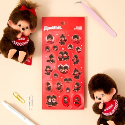 Monchhichi PET 透明貼紙