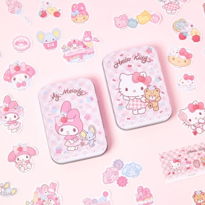 Sanrio 甜點鐵盒貼紙包