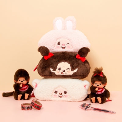 Monchhichi 圓形筆袋