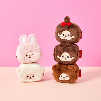 Monchhichi 迷你方形小袋鎖匙扣（5 款）