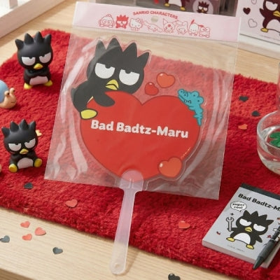 Sanrio 心形扇 Bad Badtz-Maru