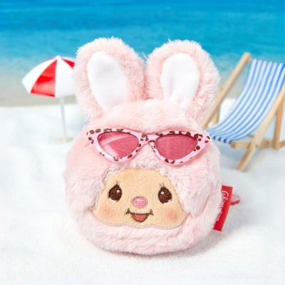 Monchhichi 臉型小袋鎖匙扣 - Tanning Chimutan