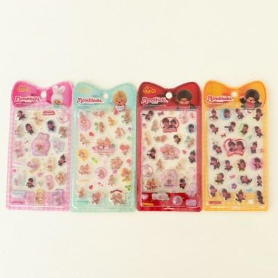 Monchhichi Chimutan 3D 糖果貼紙 4款