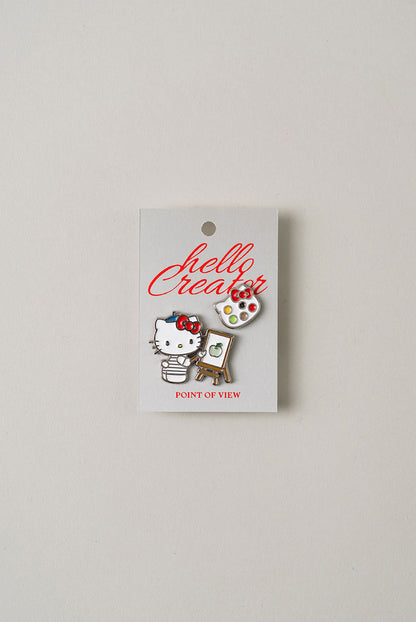 Hello Kitty 畫家徽章